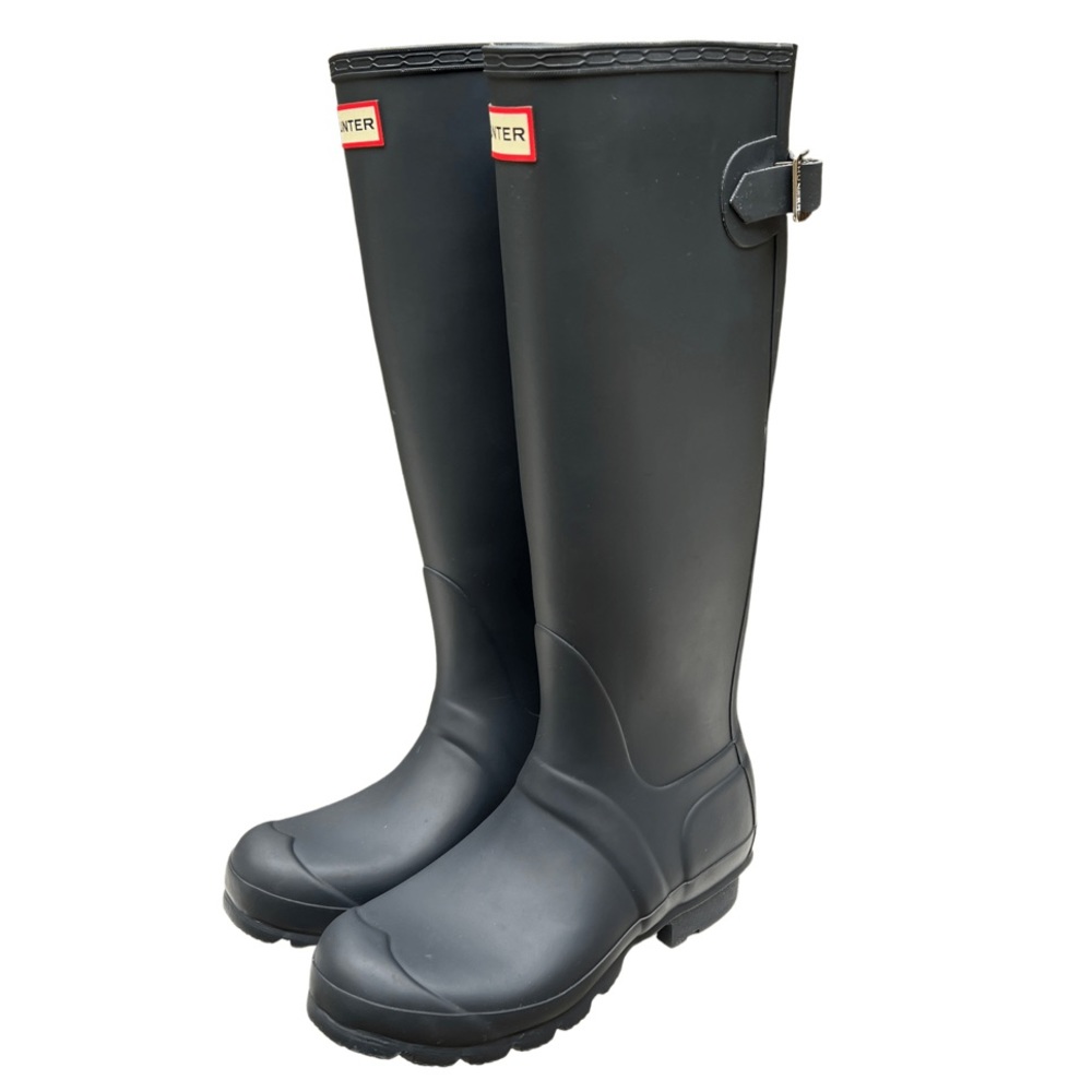 Hunter Adjustable Back Tall Boot Size 5
